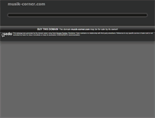 Tablet Screenshot of musik-corner.com
